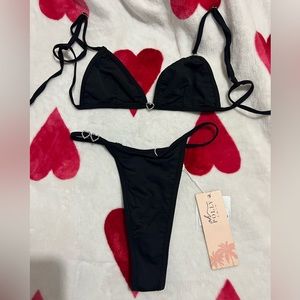 Oh Polly Black Bikini Set
